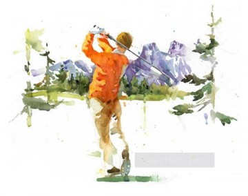 スポーツ Painting - ゴルフ12印象派